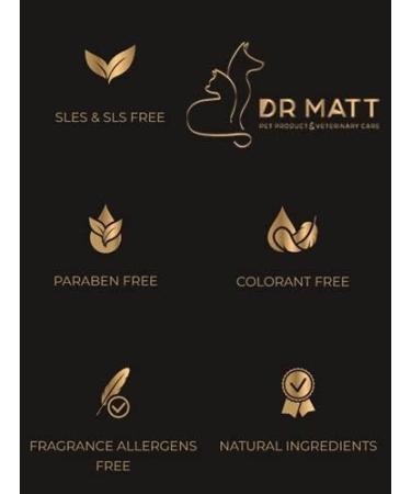 Dr Matt Shampoo & Conditioner for Dogs & Long-haired Cats - B1200 | Best for Healthy Fur & Shine - International Shipping Available - Buy Online on SooperMarket.com