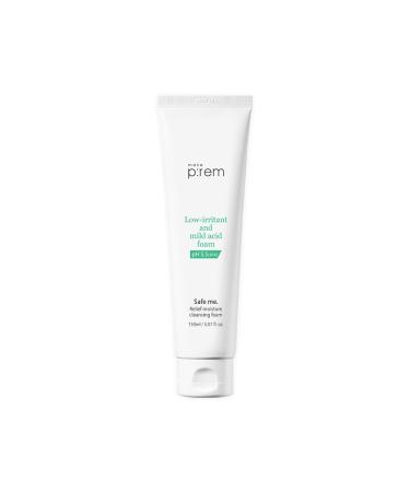make prem Safe me Relief Moisture Cleansing Foam  Clinically proven not to cause irritation  Gentle pH-balanced Cleanser for Sensitive Skin and All Skin Types  Fragrance Free  150ml  5.07 fl.oz.