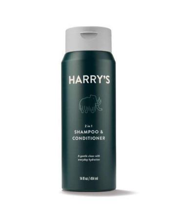 Harry's 2 in 1 Shampoo and Conditioner  14 oz bottle