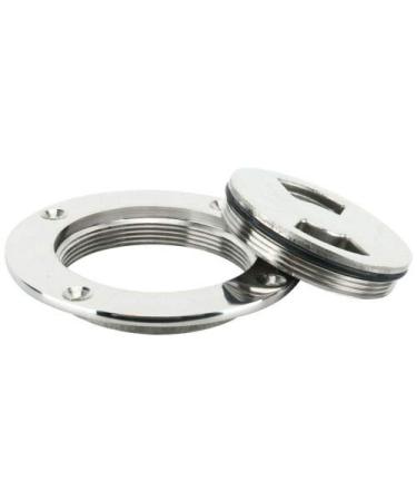 ISURE MARINE 3 inch Hatch 316 Stainless Steel Round Non Slip Inspection Hatch Deck Plate with Detachable Cover for Marine Boat Yacht