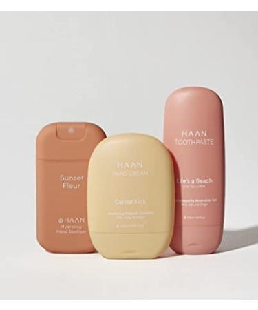 HAAN Tiny Coral Gift Pack - Hand Cleanser 30ml Hand Cream 50ml & Toothpaste 55ml - Refill Packs for Healthy Hygiene - Buy Online on SooperMarket.com