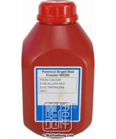 Permicol Bright Red Powder N9326 500g Bottle - Buy Online on SooperMarket.com