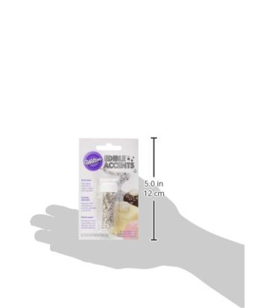 Wilton Edible Glitter Silver Stars 0.4 oz. - Sparkle & Shine with Silver Star Edible Glitter - Buy Online on SooperMarket.com