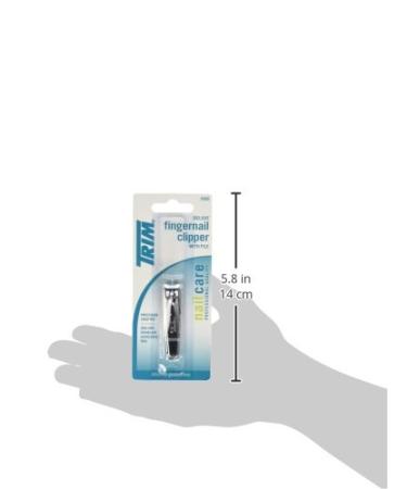 Trim Deluxe Fingernail Clippers with File - Sharp & Durable Steel Clippers for Precise Cuts - Buy Online on SooperMarket.com