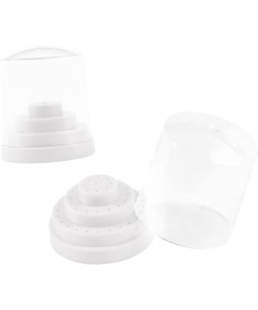 Healeved 1pc 48 Nail Bit Organizer Nail Bit Holder Stand Teeth Gems Kit Nail Drill Bits Holder Display Storage Container Nail Bit Stand Nail Display Stand White Manicure Grinding Head Size 1 White - Buy Online on SooperMarket.com