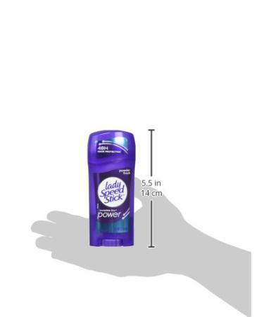 Lady Speed Stick Invisible Dry Antiperspirant & Deodorant Powder Fresh 2.3 oz - Purple - Buy Online on SooperMarket.com