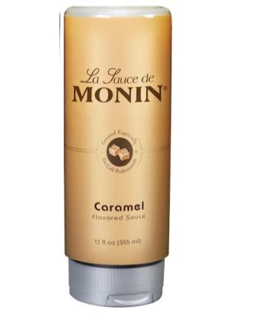 Monin Dark Chocolate and Caramel Sauce 12oz (Pack of 2) with Spreader Brush - Shop Now! - Buy Online on SooperMarket.com