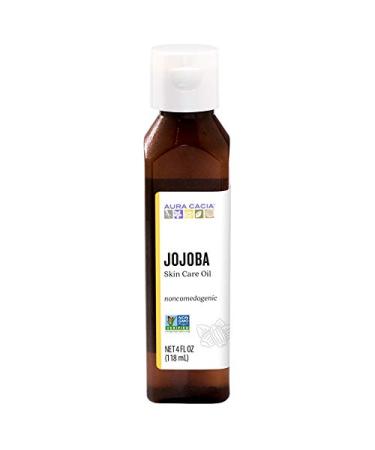 Aura Cacia Natural Skin Care Oil  Balancing Jojoba  4 Fluid Ounce Jojoba 4 Fl Oz (Pack of 1)
