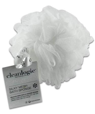 Cleanlogic Silky Mesh Bath & Shower Sponge - Pack of 2 | Exfoliating Body Scrubber - Buy Online on SooperMarket.com