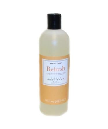 Trader Joe's Refresh Citrus Body Wash with Vitamin C - Cruelty Free  16 Fl Oz (473 mL)