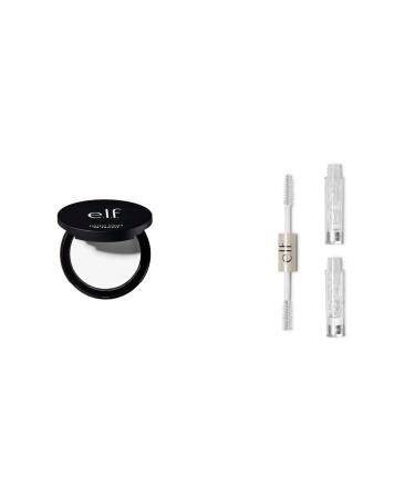 e.l.f. Perfect Finish HD Powder Translucent + Clear Brow & Lash Mascara (Packaging May Vary) HD Powder + Pressed Powder