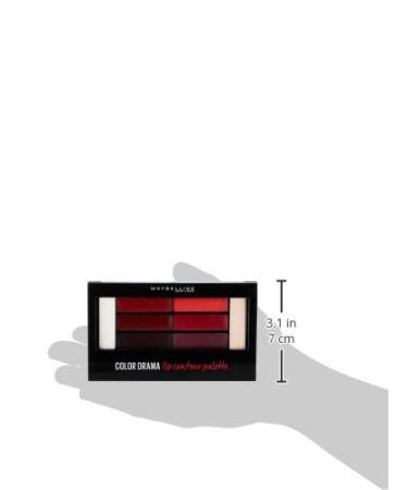 Maybelline New York Lip Palette - Color Sensational Lip Contour Palette Crimson Vixen | International Shipping Available - Buy Online on SooperMarket.com