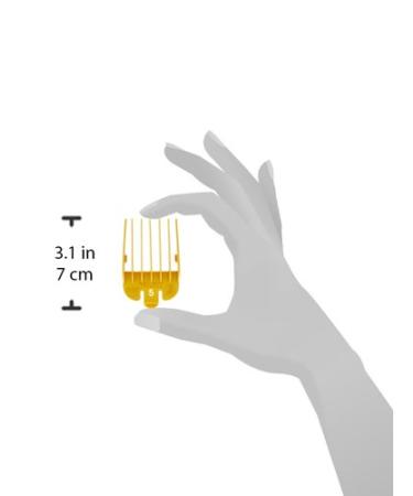 Wahl Professional 58 (16mm) Color Coded Guide Comb Attachment - 3135-1303 - Ideal for Stylists and Barbers - Yellow - Buy Online on SooperMarket.com