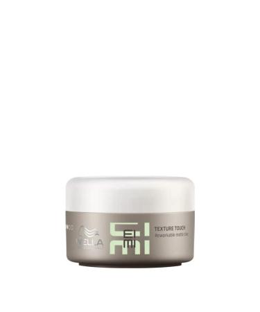 Wella eimi texture touch - remodelable pomade with minerals and beeswax - hair wax for defined hair styling with texture and matt finish - 1 x 75 ml incolored 75 ml (1 Pack)
