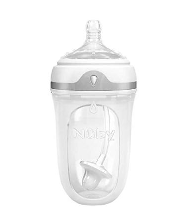 Nuby Comfort 360 Silicone Bottle  8 Ounce