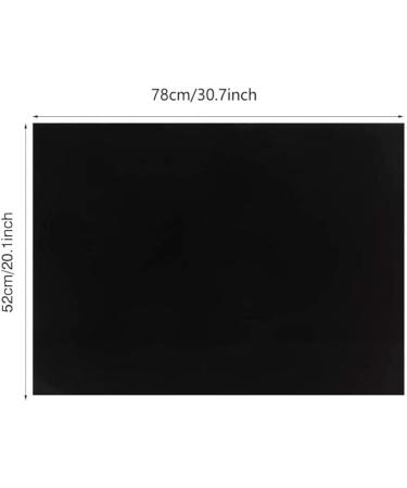 Large Magnetic Induction Cooktop Protector Mat - Anti-strike & Anti-scratch Glass Top Stove Cover - Silicone Mat for Electric Stove - Buy Online on SooperMarket.com