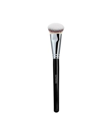 T4B LUSSONI 100 Series Professional Makeup Brushes for Foundation Concealer Liquid Cream Cosmetics Round Flat Angled Conical and Kabuki (PRO 142 Angled Foundation Brush)