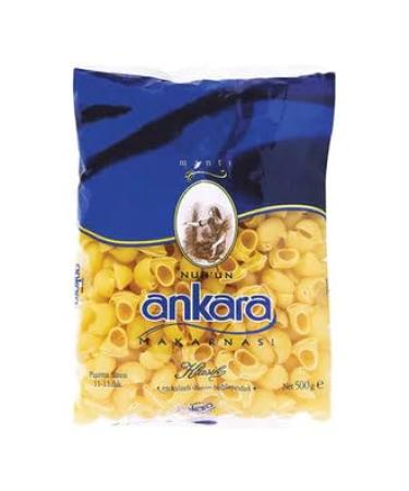 Nuh'un Ankara Makarnasi Pipe Rigate (Manti Makarna) | Embrace the Authenticity of Pure Pasta | Additive-Free Excellence for Quick and Delicious Cooking | 4x500gr