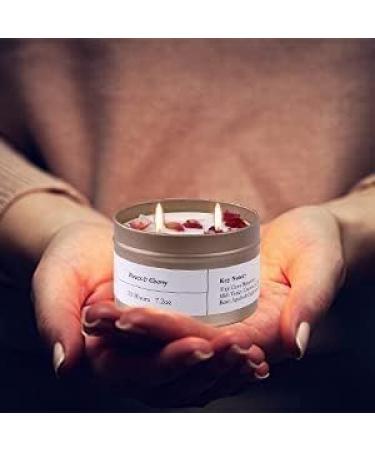 DNAMOFV Mother's Day Fragrance Candle | Handmade Organic Soy | Rose Leaves & Natural Crystals | Perfect Gift for Mom - 200g 50 Hours Burn Time - Buy Online on SooperMarket.com