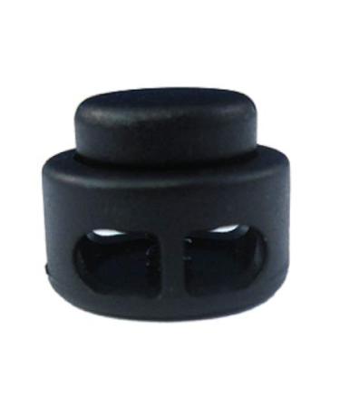 Paracord Planet Double Barrel Cord Lock Draw String Toggle Stopper Choose from 5 10 and 20 Pack Sizes Black 20 Pack