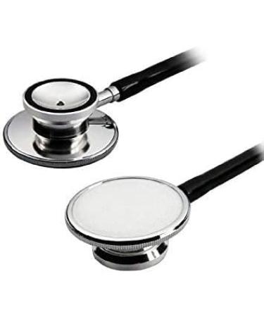 Valuemed Pro Double Dual Head Black Tube Stethoscope - Ideal for Doctors, Nurses, EMTs, and Vets - Medical Health Care Equipment in Black - Buy Online on SooperMarket.com