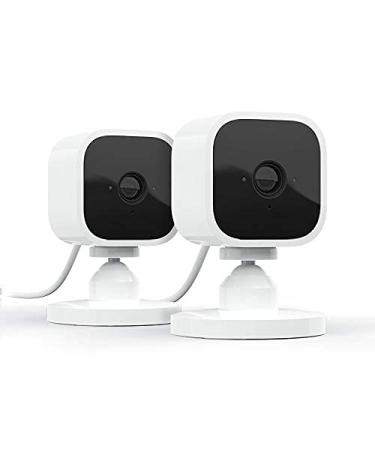Certified Refurbished Blink Mini 1080 HD Smart Security Camera (2-Pack) - Night Vision, Motion Detection, Two-Way Audio - Works with Alexa - Buy Online on SooperMarket.com