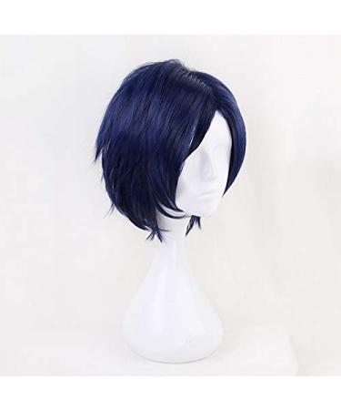 Tenya Iida Blue Short Wig - Cosplay Costume from Boku No Hero Academia | Heat Resistant Synthetic Hair for Men - Buy Online on SooperMarket.com