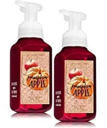 Bath and Body Works 2 Pack Pumpkin Apple Gentle Foaming Hand Soap. 8 Oz Pumpkin Apple 8 Ounce