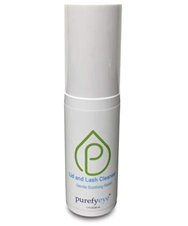 PUREFYEYE (1.7oz) Hypochlorous Eyelid Daily Cleanser for Relief from Dry Eye Skin Irritations Rosacea Pink Eye. Gentle Non-irritating and Hypoallergenic.(1.7oz 2 Month Suppy)