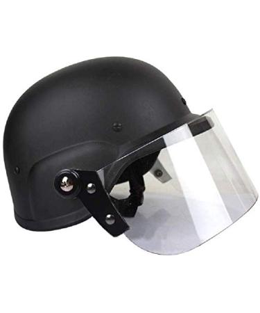 Will Outdoor Classic Protective Tactical Special Police M88 Helmet USMC Shooting Classic Protective Helmet with Goggles Protection BK
