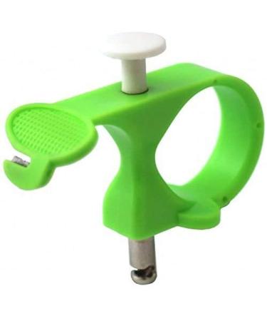 Needle Puller  3 in 1 Thread Cutter Sewing Thimble Shielded Protector Pin Needles Quilting Craft Accessories DIY Sewing Tools (Green)