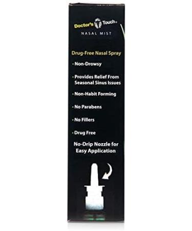 Doctor's Touch Nasal Spray for Dry Nose - Aloe & Colloidal Silver Sinus Support - Drug Free Relief for Sinus Congestion - 1oz - Buy Online on SooperMarket.com