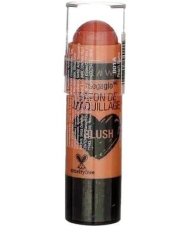 Wet n Wild MegaGlo Blush Stick - Peach Bums (0.21 oz) | Creamy, Long-Lasting Color - Buy Online on SooperMarket.com