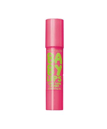 Maybelline Baby Lips Balm Crayon Strawberry Pop - Hydrating Lip Care 3ml | International Shipping Available - Buy Online on SooperMarket.com