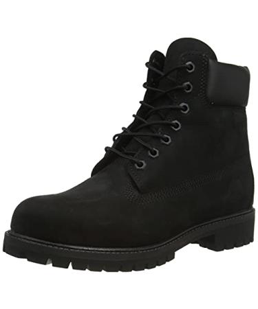 Timberland Men's Classic 6" Premium Boot 8 Black Nubuck