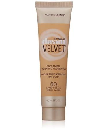 Maybelline Dream Velvet Foundation 60 Sandy Beige 1.0oz - Buy Online on SooperMarket.com