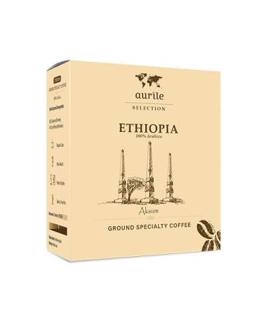 AURILE Ethiopia Ground Specialty Coffee 100% Arabica 125g