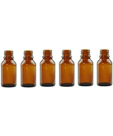 6-Pack 10ml Empty Refill Glass Travel Bottles - Fine Mist Nose Spray for Cosmetics & Perfume - Brown Storage Containers for Medical Use - Buy Online on SooperMarket.com