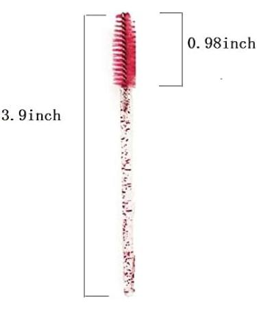 ZHIYE 50pcs Disposable Eyelash Mascara Brushes Wands - Blue | Makeup Tool Kit for Eyebrow & Castor Oil Application - Buy Online on SooperMarket.com