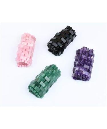 Amethyst Eye Mask for Stress Relief & Fatigue Reduction - Cooling Eye Mask with Textured Bead Lining | Black Obsidian Home Decoration - Buy Online on SooperMarket.com