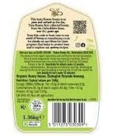 Rowse Organic Honey (1.36kg) Big Squeezy Bottle Natural Sweetener Honey for Cooking Boxed Treatz - Buy Online on SooperMarket.com