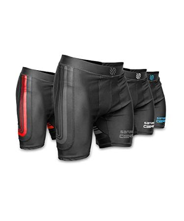 Sanabul Core Compression Base Layer Combat Shorts Gun Metal Medium