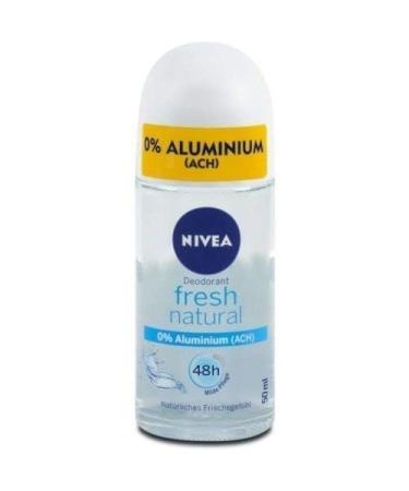 Genuine Authentic German Nivea Deodorant Fresh Natural Aluminum Free 1.69 fl.oz / 50ml - Buy Online on SooperMarket.com