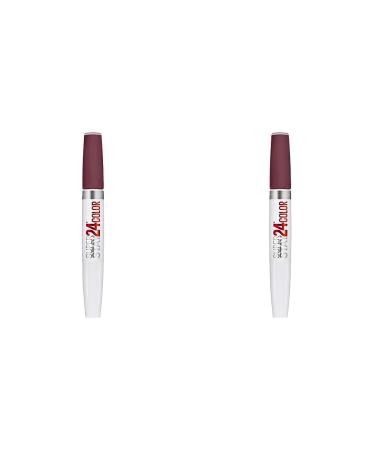 Maybelline New York lipstick Super Stay 24H Optic Brights liquid and long -lasting No. 850 Frosted Mauve 5G (pack with 2) No. 850 Frosted Mauve 22 g (2 Pack)