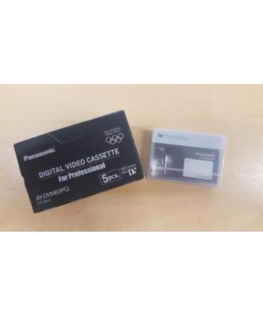 Panasonic AY-DVM63PQ Professional Quality MiniDV 63min Data Tape Cartridge 5 Packs