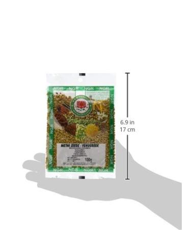Ngr Fenugreek Seeds (Methi Seeds) 100g - Premium Quality International Shipping - Buy Online on SooperMarket.com