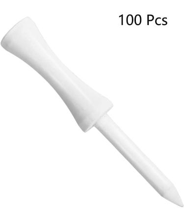 Zivisk Bamboo Golf Tees 100 Count - 2-1/8, 2-3/4, 3-1/4 Inch (White Natural Color) - Buy Online on SooperMarket.com