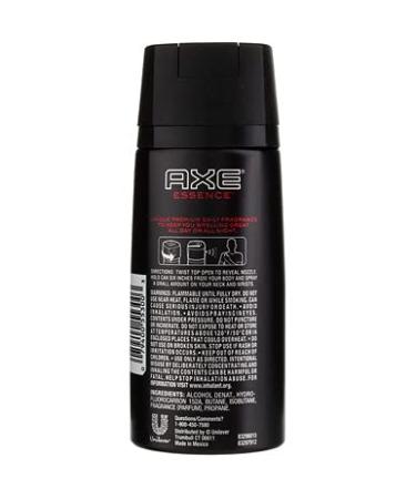 Buy AXE Dual Action Body Spray Deodorant - Long Lasting Odor Protection with Black Pepper & Cedarwood - Aluminum Free Men's Deodorant 4.0 oz - International Shipping Available - Buy Online on SooperMarket.com