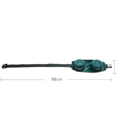 Torribala Green Velvet Bag - Smokeless Moxibustion Box for Chinese Acupuncture & Meridian Heating Therapy for Women | International Shipping Available - Buy Online on SooperMarket.com