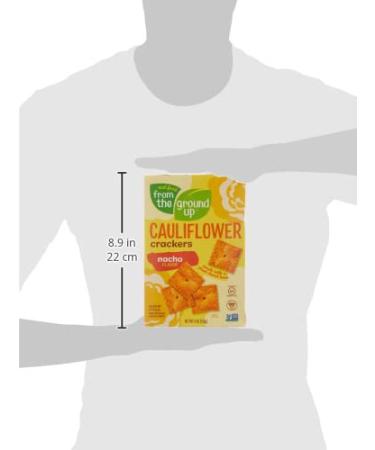 Buy From The Ground Up Cauliflower Nacho Crackers - 4 Oz | Gluten-Free Snack - Buy Online on SooperMarket.com